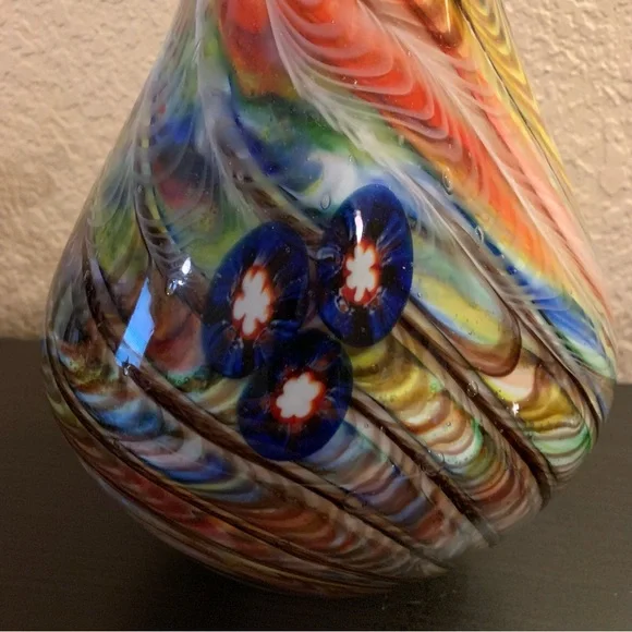Beautiful contemporary Murano glass vase - Picture 2 of 8